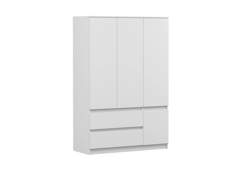 Szafa Solo 4D2S 120 cm Biały/Biały 1021778