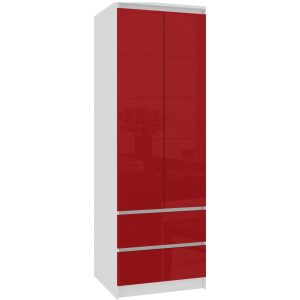Szafa Star S 60 Cm 2 Drzwi 2 Szuflady Pk Biała / Czerwony Połysk 728061 Szafa Star S 60 Cm 2 Drzwi 2 Szuflady Pk Biała / Czerwony Połysk 728061