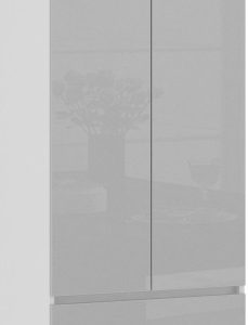 Szafa Star S 60 Cm 2 Drzwi 2 Szuflady Pk Biała / Metalik Połysk 728052 Szafa Star S 60 Cm 2 Drzwi 2 Szuflady Pk Biała / Metalik Połysk 728052