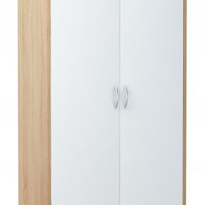 Szafa szafka 2D1P BIAŁY-SONOMA 85cm komoda regał 228308 Szafa szafka 2D1P BIAŁY-SONOMA 85cm komoda regał 228308