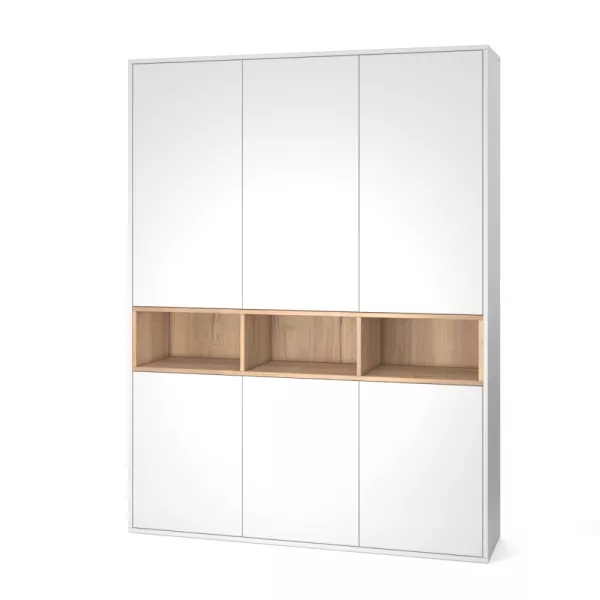 Szafa TECERO Warmtec S3P Biały mat, jasny dąb 177233