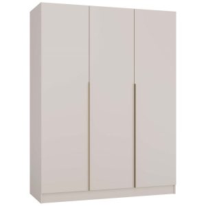 Szafa Topeshop Senso 3d 150 cm złote uchwyty do salonu sypialni kaszmir beż 738345 Szafa Topeshop Senso 3d 150 cm złote uchwyty do salonu sypialni kaszmir beż 738345