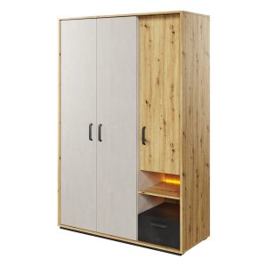 Szafa trzydrzwiowa 3D1S Qubic QB02 176006 Szafa trzydrzwiowa 3D1S Qubic QB02 176006