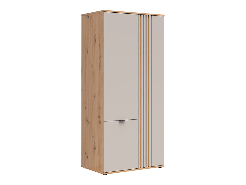 Szafa trzydrzwiowa Brevas 90 cm dąb artisan/kaszmir 849096