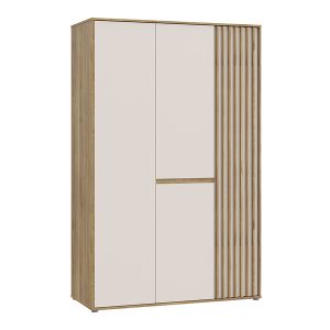 Szafa trzydrzwiowa Eliston 128 cm dąb mauvella/sand 519720 Szafa trzydrzwiowa Eliston 128 cm dąb mauvella/sand 519720