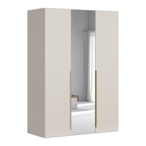 Szafa trzydrzwiowa Flex 150 cm z lustrem kaszmir 753798 Szafa trzydrzwiowa Flex 150 cm z lustrem kaszmir 753798