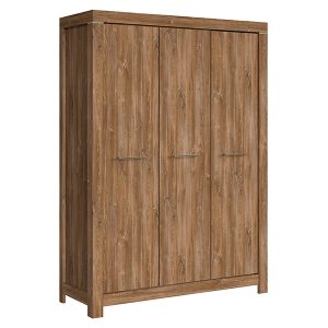 Szafa trzydrzwiowa Gent 150 cm dąb stirling 12899 Szafa trzydrzwiowa Gent 150 cm dąb stirling 12899