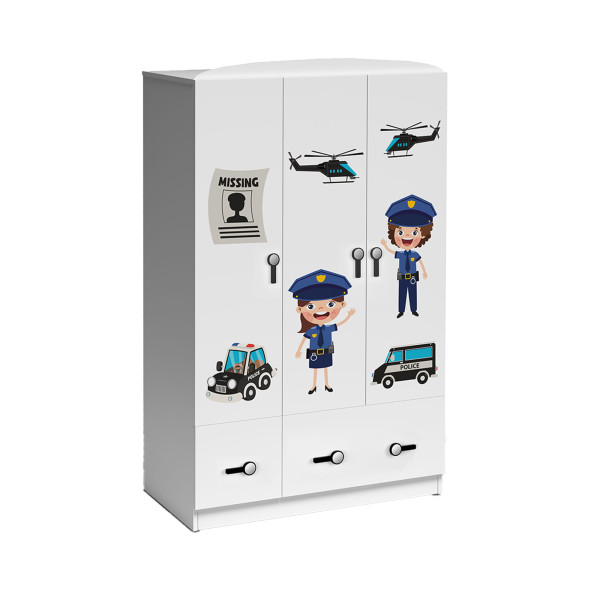Szafa Trzydrzwiowa Policja 228589