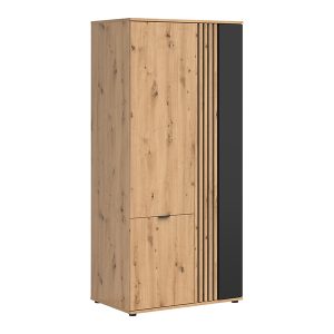 Szafa trzydrzwiowa Vabres 90 cm dąb artisan lamele 287252 Szafa trzydrzwiowa Vabres 90 cm dąb artisan lamele 287252