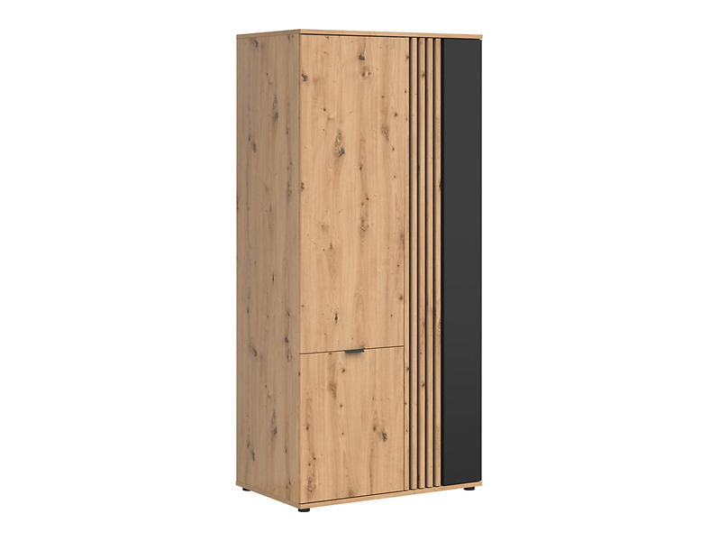 Szafa trzydrzwiowa Vabres 90 cm dąb artisan lamele 287252