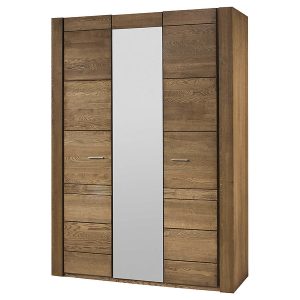 Szafa trzydrzwiowa Velvet-73 160 cm z lustrem dąb rustical 139966 Szafa trzydrzwiowa Velvet-73 160 cm z lustrem dąb rustical 139966