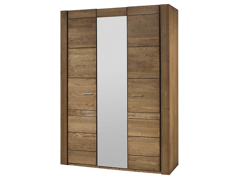 Szafa trzydrzwiowa Velvet-73 160 cm z lustrem dąb rustical 139966