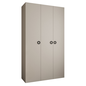 Szafa trzydrzwiowa wysoka 40 Como 1 140 kaszmir+czarny 299739 Szafa trzydrzwiowa wysoka 40 Como 1 140 kaszmir+czarny 299739