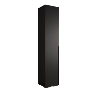 Szafa ubraniowa Garderoba INOVA 1 0,5SZ czarny+czarny 203489 Szafa ubraniowa Garderoba INOVA 1 0,5SZ czarny+czarny 203489