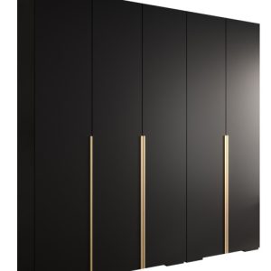 Szafa ubraniowa Garderoba INOVA 1 2,5SZ czarny 90425 Szafa ubraniowa Garderoba INOVA 1 2,5SZ czarny 90425
