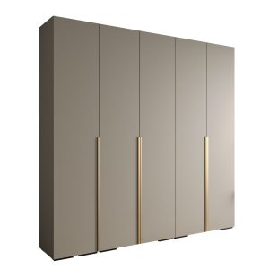 Szafa ubraniowa Garderoba INOVA 1 2,5SZ kaszmir+złoty 203597 Szafa ubraniowa Garderoba INOVA 1 2,5SZ kaszmir+złoty 203597