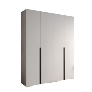 Szafa ubraniowa Garderoba INOVA 1 2SZ biały+czarny 203574 Szafa ubraniowa Garderoba INOVA 1 2SZ biały+czarny 203574