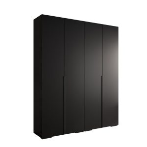 Szafa ubraniowa Garderoba INOVA 1 2SZ czarny+czarny 203521 Szafa ubraniowa Garderoba INOVA 1 2SZ czarny+czarny 203521