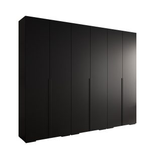 Szafa ubraniowa Garderoba INOVA 1 3SZ czarny+czarny 203497 Szafa ubraniowa Garderoba INOVA 1 3SZ czarny+czarny 203497