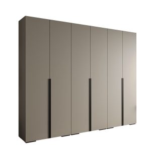 Szafa ubraniowa Garderoba INOVA 1 3SZ kaszmir+czarny 203586 Szafa ubraniowa Garderoba INOVA 1 3SZ kaszmir+czarny 203586