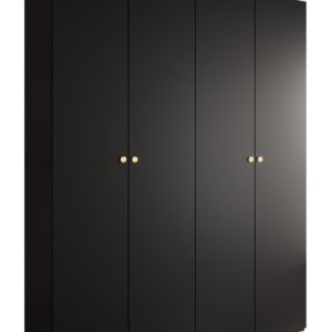 Szafa ubraniowa Garderoba INOVA 2 2SZ czarny 90463 Szafa ubraniowa Garderoba INOVA 2 2SZ czarny 90463