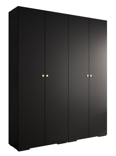 Szafa ubraniowa Garderoba INOVA 2 2SZ czarny 90463