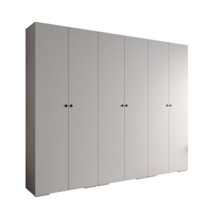 Szafa ubraniowa Garderoba INOVA 2 3SZ biały+czarny 203528 Szafa ubraniowa Garderoba INOVA 2 3SZ biały+czarny 203528