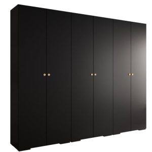 Szafa ubraniowa Garderoba INOVA 2 3SZ czarny 90470 Szafa ubraniowa Garderoba INOVA 2 3SZ czarny 90470