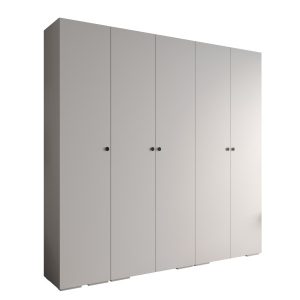 Szafa ubraniowa Garderoba INOVA 2 2,5SZ biały+czarny 203488 Szafa ubraniowa Garderoba INOVA 2 2,5SZ biały+czarny 203488