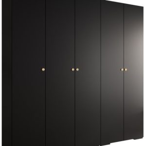 Szafa ubraniowa Garderoba INOVA 2 2,5SZ czarny 90479 Szafa ubraniowa Garderoba INOVA 2 2,5SZ czarny 90479