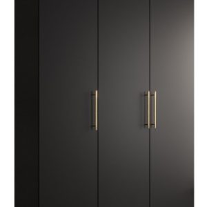 Szafa ubraniowa Garderoba INOVA 3 1,5SZ czarny 90440