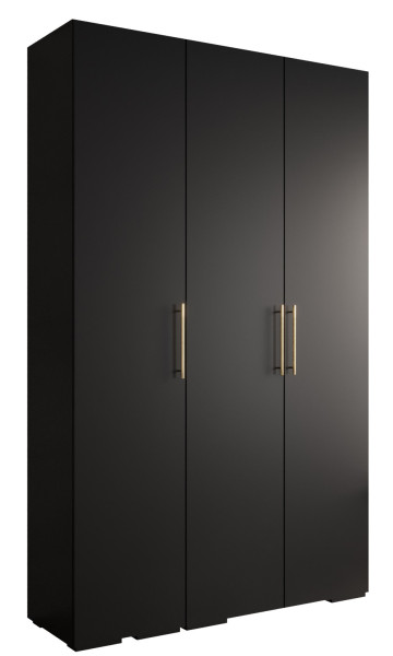 Szafa ubraniowa Garderoba INOVA 3 1,5SZ czarny 90440