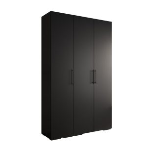 Szafa ubraniowa Garderoba INOVA 3 1,5SZ czarny+czarny 203514
