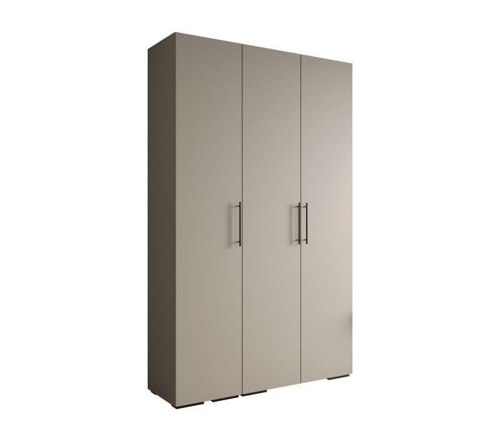 Szafa ubraniowa Garderoba INOVA 3 1,5SZ kaszmir+czarny 203545