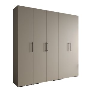 Szafa ubraniowa Garderoba INOVA 3 2,5SZ kaszmir+czarny 203485
