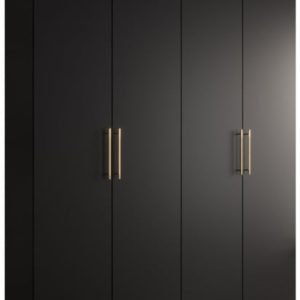 Szafa ubraniowa Garderoba INOVA 3 2SZ czarny 90455