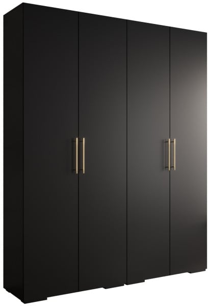 Szafa ubraniowa Garderoba INOVA 3 2SZ czarny 90455