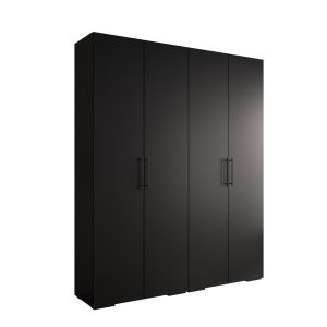 Szafa ubraniowa Garderoba INOVA 3 2SZ czarny+czarny 203568