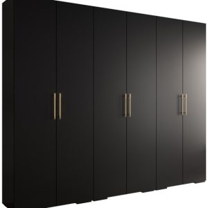 Szafa ubraniowa Garderoba INOVA 3 3SZ czarny 90430