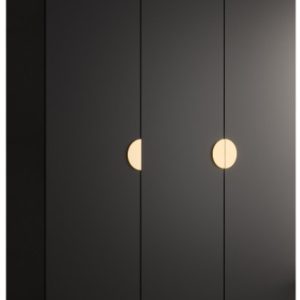 Szafa ubraniowa Garderoba INOVA 4 1,5SZ czarny 90426 Szafa ubraniowa Garderoba INOVA 4 1,5SZ czarny 90426