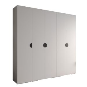 Szafa ubraniowa Garderoba INOVA 4 2,5SZ biały+czarny 203542 Szafa ubraniowa Garderoba INOVA 4 2,5SZ biały+czarny 203542