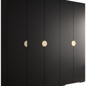 Szafa ubraniowa Garderoba INOVA 4 2,5SZ czarny 90457 Szafa ubraniowa Garderoba INOVA 4 2,5SZ czarny 90457