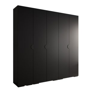 Szafa ubraniowa Garderoba INOVA 4 2,5SZ czarny+czarny 203578 Szafa ubraniowa Garderoba INOVA 4 2,5SZ czarny+czarny 203578