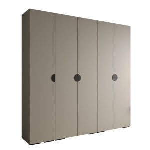 Szafa ubraniowa Garderoba INOVA 4 2,5SZ kaszmir+czarny 203577 Szafa ubraniowa Garderoba INOVA 4 2,5SZ kaszmir+czarny 203577