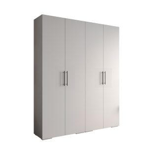 Szafa ubraniowa Garderoba INOVA 4 2SZ biały+czarny 203581 Szafa ubraniowa Garderoba INOVA 4 2SZ biały+czarny 203581