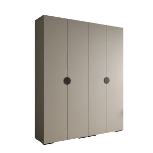 Szafa ubraniowa Garderoba INOVA 4 2SZ kaszmir+czarny 203592 Szafa ubraniowa Garderoba INOVA 4 2SZ kaszmir+czarny 203592