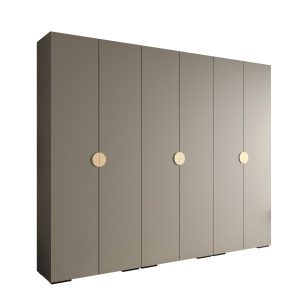 Szafa ubraniowa Garderoba INOVA 4 3SZ kaszmir+złoty 203490 Szafa ubraniowa Garderoba INOVA 4 3SZ kaszmir+złoty 203490