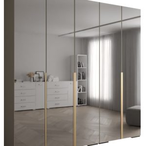 Szafa ubraniowa INOVA 1 L 2,5SZ kaszmir+złoty 210753 Szafa ubraniowa INOVA 1 L 2,5SZ kaszmir+złoty 210753