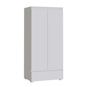 Szafa ubraniowa NEO 05 biała z półką, drążkiem i szufladą 915867