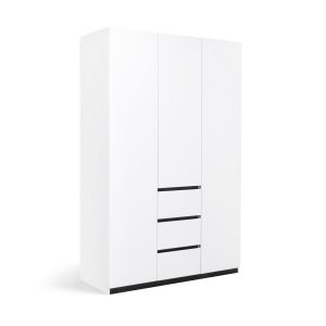 Szafa uchylna 3 drzwi biały mat antracyt 961479 Szafa uchylna 3 drzwi biały mat antracyt 961479